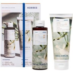 KORRES JASMINE Collezione Body Care (gel doccia 250 ml + latte doccia 200 ml)