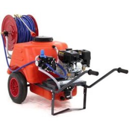 AgriEuro TOP-LINE Kit motopompa irroratrice Comet MTP MC 25 Loncin e carrello Dal Degan con serbatoio 150L