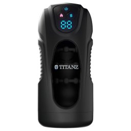 Titanz Ultimate Heat & Thrusting - masturbatore automatico (nero)