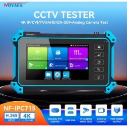 NOYAFA Tester IPC CCTV da 5,4 pollici 8MP AHD CVI TVI Tester per telecamera VGA HDMI Ingresso telecamera Monitoraggio di sicurezza Test cavo di rete