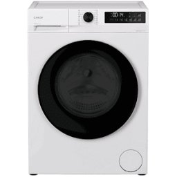 Candy GWD 496B10-S LAVASCIUGA, Caricamento frontale, capacità lavaggio 9 kg, asciugatura 6 16 programmi, Profondità 60,1 cm, Giri 1400 rpm, Bianco, Nero, Classe D