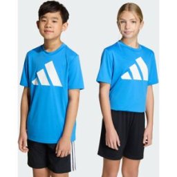 Adidas T-shirt TRAIN ESSENTIALS BIG LOGO T-SHIRT 11-12A Ray Blue / White
