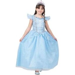 Mom Costume Da Principessa Scarpetta Di Cristallo Con Guanti E Abito Enaguas