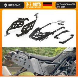 NICECNC (Stock UE) Per Yamaha Tenere 700 T700 XTZ700 2019-2024 Portapacchi Posteriore, Portabagagli Laterale, Kit Maniglia Posteriore per Passeggero