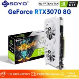 Soyo Nuova scheda grafica GeForce RTX3070 8G Memoria GDDR6 256 bit Scheda NVIDIA PCIE4.0x16 compatibile HDMI DP per computer da gioco