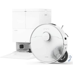 MOVA ROBOT ASPIRAPOLVERE E50 VIM ULTRA, Potenza 75 W, Lavapavimenti, Autonomia fino a 225 min, Sensore di superficie, Spazzola laterale, Base carica, Bianco