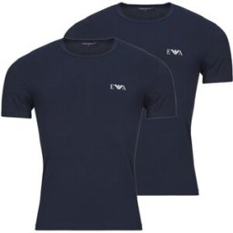 Giorgio Armani T-shirt Emporio Armani 2-PACK CREW NECK T-SHIRT AF14131 Marine 36 / 38