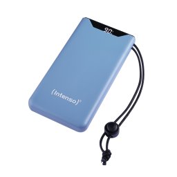Intenso Power Bank F10000, Pd, Qualcomm Quick Charge 3.0, Digital Percentage Display, Blue
