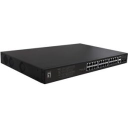 LevelOne Fgp-2831 Switch Di Rete Non Gestito Fast Ethernet (10/100) Supporto Power Over Ethernet (Poe) 1u Nero