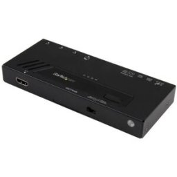 Startech.Com Vs421hd4ka Conmutador De Vídeo Hdmi