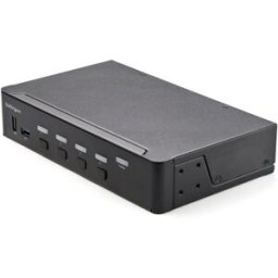 Startech.Com Kvm Switch Hdmi A 4 Porte - Monitor Singolo 4k 60hz Ultra Hd Hdr - Switch Kvm Hdmi 2.0 Per Pc Con 2 Porte Usb 3.0