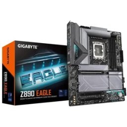 Gigabyte Z890 Eagle Scheda Madre - Supporta Cpu Intel Core Ultra (Serie 2), Vrm A 14+1+2 Fasi, Fino A 8800mhz Ddr5 (Oc), 1x