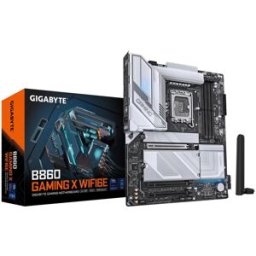 Gigabyte B860 Gaming X Wifi6e Scheda Madre - Cpu Intel Core Ultra, Vrm A 12+1+2+1 Fasi, Fino A 9066mhz Ddr5, 1xpcie 5.0 +