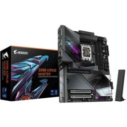 Gigabyte Z890 Aorus Master Scheda Madre - Supporta Cpu Intel Core Ultra (Serie 2), Vrm A 18+1+2 Fasi, Fino A 9500mhz Ddr5 (Oc),
