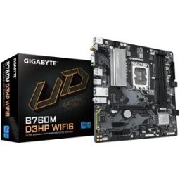 Gigabyte B760m D3hp Wifi6 Scheda Madre - Compatibile Con Cpu Intel Core Di 14ª Generazione, Vrm Digitale A 4+1+1 Fasi, Fino A
