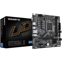 Gigabyte B760m E Scheda Madre - Supporta Cpu Intel Core 14ª Generazione, Vrm A 6+1+1 Fasi, Fino A 7200 Mhz Ddr5 (Oc), 2xpcie