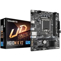 Gigabyte H610m K V2 Scheda Madre - Cpu Intel Core 14ª Generazione, Fino A 5600 Mhz Ddr5, 1xpcie 3.0 M.2, Lan 1gbe, Usb 3.2 Gen 1