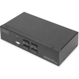 Digitus Switch Kvm, 4 Porte, Schermo Singolo 4k, Hdmi®
