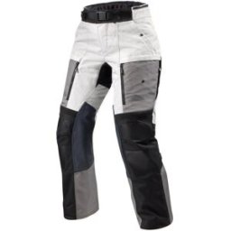 Rev'it Pantaloni Donna In Tessuto Sand 5 H2O Ladies Argento Nero Accorciato DONNA 42