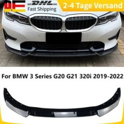 NONE Per BMW Serie 3 G20 G21 320i 325i 2019-2022 Spoiler Anteriore Paraurti Labbro Splitter Protezione Kit Carrozzeria Tuning