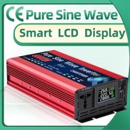CHANTOWER Inverter a onda sinusoidale pura 12V 220V 24V 110V 1000W 1600W 3000W 4000W 5000W Convertitore di potenza portatile da CC a CA Inverter solare per auto