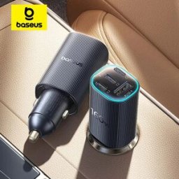 BASEUS Caricatore Magnetico per Auto 160W Type-C per Xiaomi e 4 Porte USB a Ricarica Rapida per iPhone 18 17 16 15 Pro Xiaomi Samsung