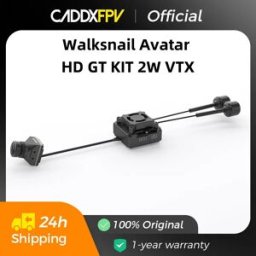 CADDXFPV Walksnail Avatar GT KIT Avatar HD Pro Fotocamera 1080P 160 ° Telecamera FOV Gyro da 1/1,8 pollici, kit VTX con trasmissione FPV da 5,8G 2W