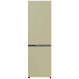 Candy FRIGORIFERO COMBINATO CNCQ2T518EC, Capacità netta totale 279 l, Rumorosità: 38 dB(A), 4 ripiani, Dimensioni: L 54,5 cm A 182,5 P 60,2 cm, Beige, Classe E