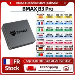 BMAX B3 Pro PC Windows 11 Intel N4500 8GB RAM 256GB SSD HDMI USB Wi-Fi Dual Band Supporta 4K@60Hz Scheda Grafica Intel HD Mini PC
