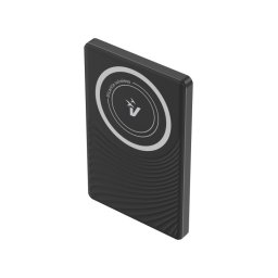 Vultech Powerbank Magsafe, Schermo Lcd 10000 Mah Type C, Ricarica Wireless Fino 15W, Pd20W, Nero