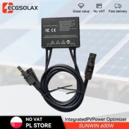 ECGSOLAX Sunwin, ottimizzatore per pannelli solari da 600 W, conforme agli standard europei, elevata compatibilità con gli inverter e di altri marchi leader del settore.