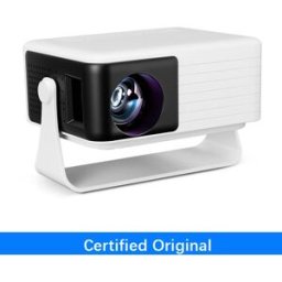 AUN Mini Proiettore Y3 Rotante, Dimensioni Palmare, Home Theater Cinema, Videoproiettore, Beamer con TF USB U Disk per Full HD, Mirroring Cablato iPhone 4K Tramite Porta HDMI