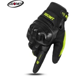 SUOMY Guanti anti-goccia per motociclismo Touch screen a dito intero economico Traspirante Accessori per motociclisti Guanti da bici Luvas