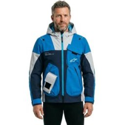 Alpinestars Giacca Con Cappuccio Mogress Air Blue / Almond M