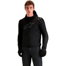 Alpinestars Giacca Con Cappuccio Zaca V2 Wp Black L