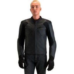 Alpinestars Giacca Di Pelle Caliber V2 Black / Black 52