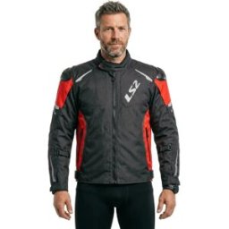 Ls2 Textil Giacca Zoom Black / Red 4XL
