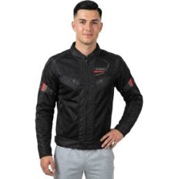 Ls2 Textil Giacca Garda Air Black / Red XL