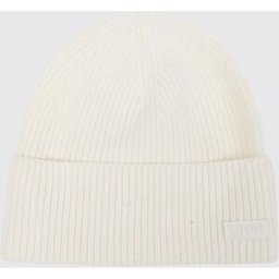 Autry Cappello beanie in lana con risvolto e patch logo applicata sul davanti Burro Taglia OS