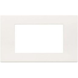 Vimar Placca quattro moduli in tecnopolimero bianco