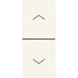 Vimar Due pulsanti interbloccati 1P NO + 1P NO 10A 250V bianco