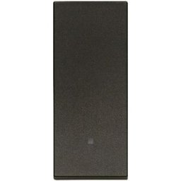 Vimar Deviatore allineato illuminabile 1P 10 AX 250 V nero