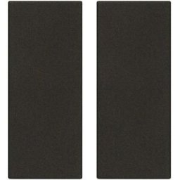 Vimar Copriforo nero Linea 2 pz