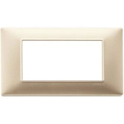 Vimar Placca 4M champagne opaco
