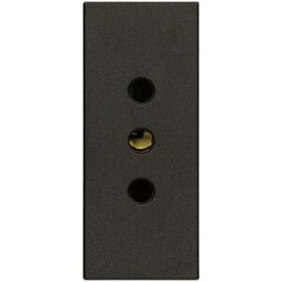 Vimar Presa elettrica Sicury 2P+T 10A P11 nero