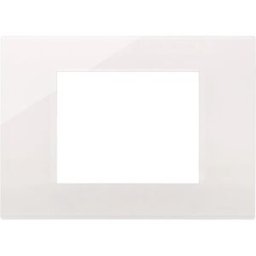 Vimar Placca tre moduli Reflex in tecnopolimero bianco