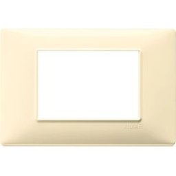 Vimar Placca 3 moduli Plana crema