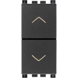 Vimar Due pulsanti interbloccati 1P NO+1 P NO 10A 250V grigio