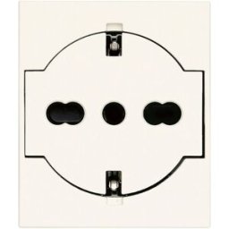 Vimar Presa elettrica 2P+T P40 universale a filo bianco