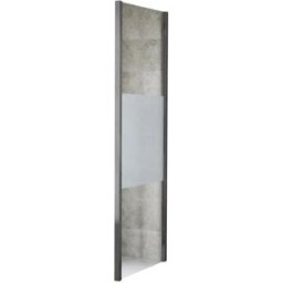 - Parete fissa doccia 67/69 cm cromo serigrafato